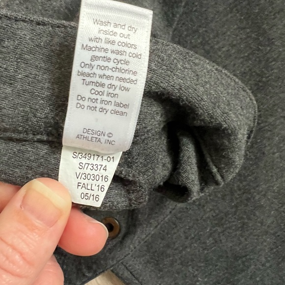 Athleta Avenue Ponte Skinny Pants Pockets Dark Grey 6P - Picture 9 of 9